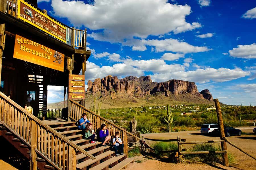 Apache Trail w/Dolly Steamboat Day Tour - Superstition Mountains views that make the road worth waking up for