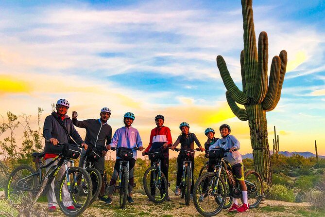 Arizona Desert Guided E-Bike Adventure - Stop 2: Elephant Mountain, Carefree/Cave Creek, and North Phoenix Views