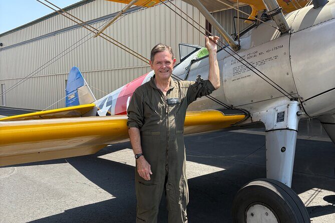 Biplane Flight in Mesa, AZ - Easily Accessible from Scottsdale - What You’re Really Buying: An Open-Cockpit WW2 Flight From Mesa