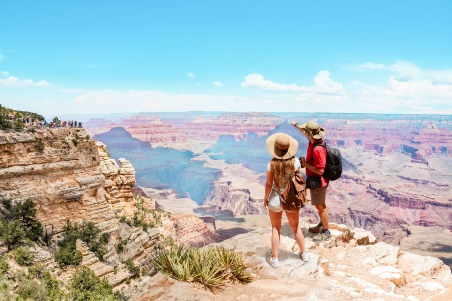 From Phoenix/Scottsdale: Sedona & Grand Canyon Day Tour - Grand Canyon South Rim: two viewpoints plus guided guidance