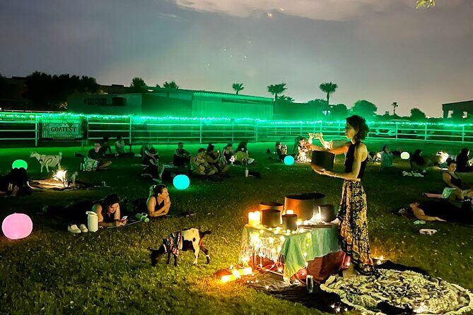 Goat and Alpaca Sound Bath - Gilbert Arizona - Key points I’d plan around