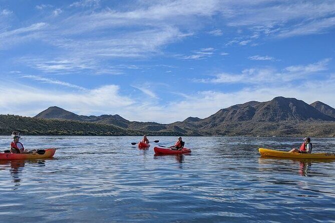 Guided 2.5 Hours Kayaking & Paddle Boarding on Saguaro Lake - Getting there and timing: make your 1:00 pm start count