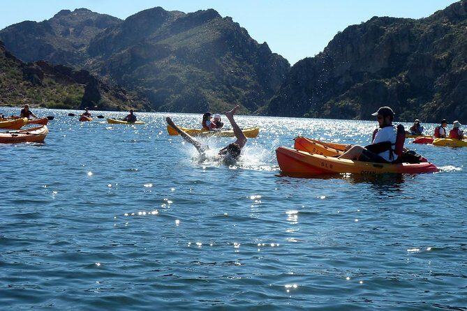 Kayaking 2 Hr Canyon & Cliffside on Saguaro Lake - On-water flow: how to use your 2 hours best