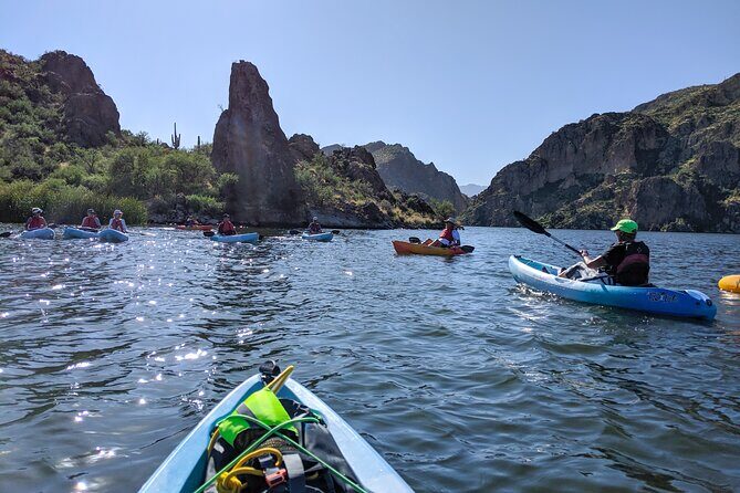 Kayaking 2 Hr Canyon & Cliffside on Saguaro Lake - Meeting at 13020 N Bush Hwy and what happens before you touch water