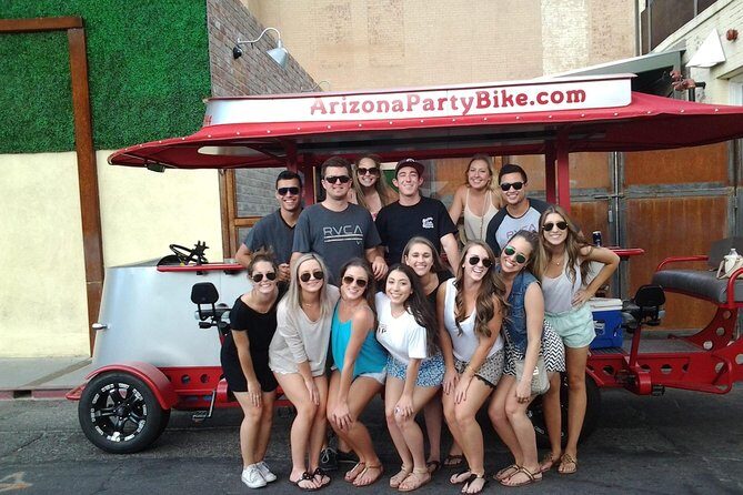 Pedal Bar Crawl Tour of Downtown Phoenix - Getting started at Arizona Wilderness (DTPHX) and check-in flow