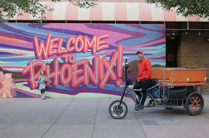 Phoenix Downtown Personalized Pedicab Tours - CityScape and the geographic center: shopping, food, and the downtown heartbeat