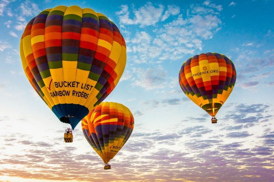 Phoenix: Hot Air Balloon Flight with Champagne - What the 210 Minutes Look Like, Step by Step