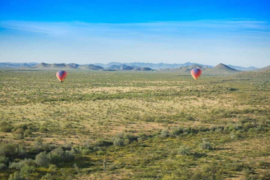 Phoenix: Hot Air Balloon Ride with Champagne and Catering - Key things I’d mark on your map