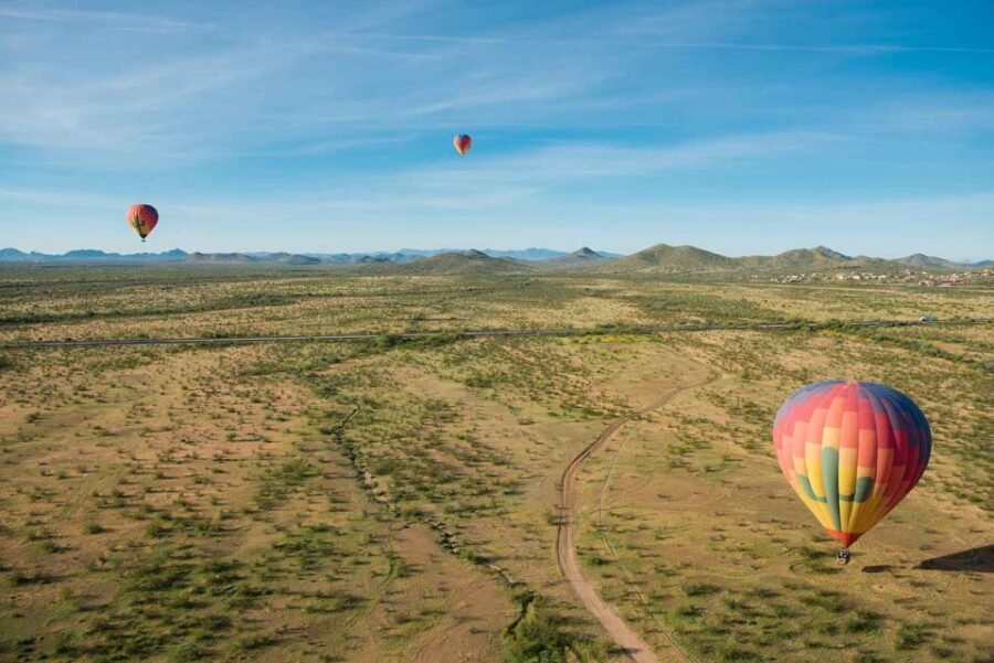 Phoenix: Hot Air Balloon Ride with Champagne and Catering - FAQ