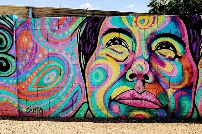 RoRo Street Art Tour in Phoenix - Stop 1 at The Churchill: The Shipping-Container Sculpture Plus the Mural Wall