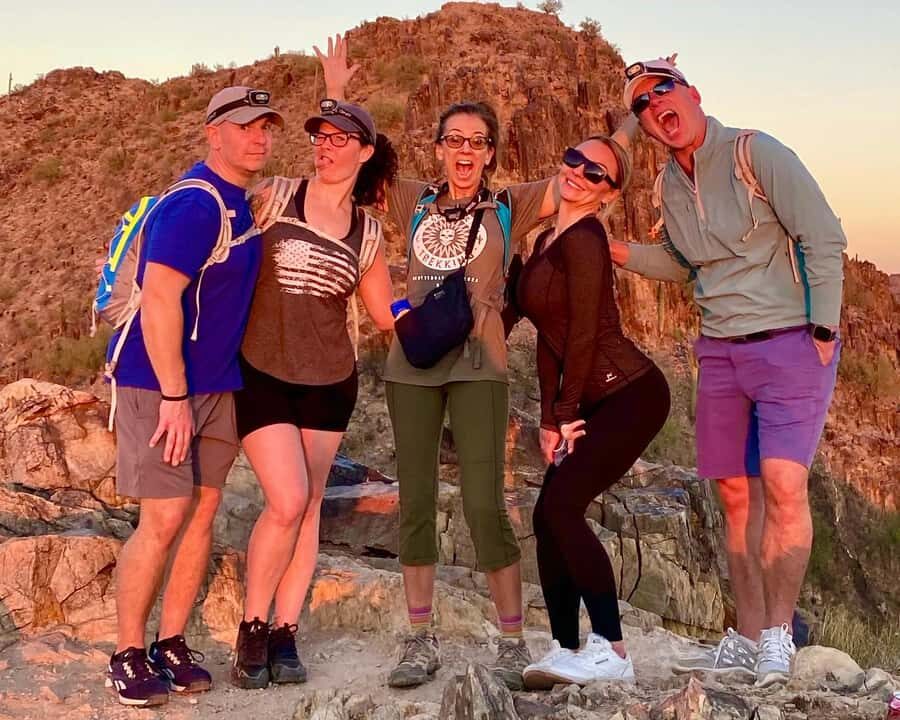 Scottsdale: Desert Classic Guided Hike | Amazing Scenery! - The hike profile: 5 miles, 1,236 feet, and that higher saddle moment