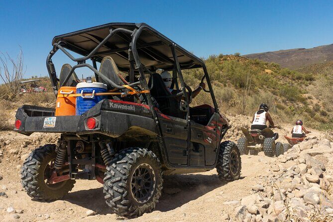 Self-Guided Centipede Desert UTV Rental - Self-guided riding: how the paper map works in real life