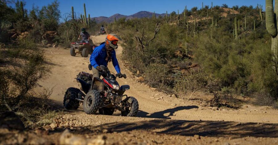 Sonoran Desert: Beginner ATV Training & Desert Tour Combo - Equipment and rules that affect comfort: shoes, clothing, and the no-go list