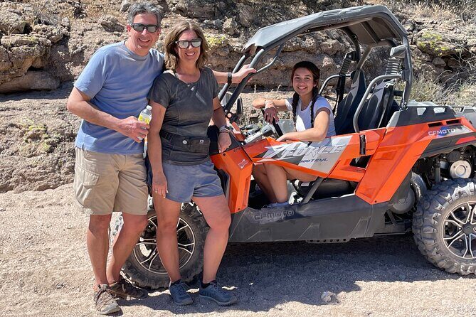 Sonoran Desert, Guided ATV/UTV 2 Person Sand Buggy Tour Phoenix - Tonto National Forest: cactus, sandy washes, rock gardens, and water