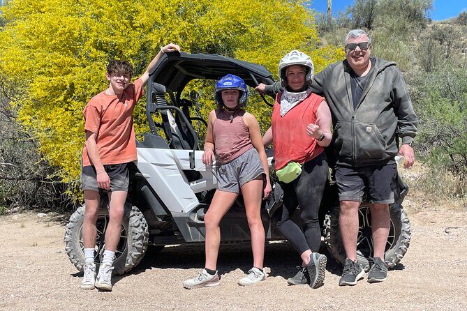 Sonoran Desert, Guided ATV/UTV 2 Person Sand Buggy Tour Phoenix - The dust, the wind, and how to dress for real off-road riding