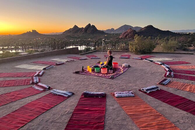 Sound Meditation Under The Desert Stars - Restorative yoga postures that actually feel doable