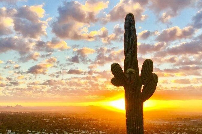 Spectacular Sunrise Guided Hike in Phoenix, Arizona - Stop 4: Paradise Valley viewpoint time with snacks and cold drinks