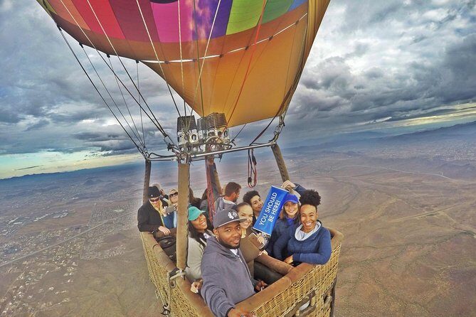 Sunrise Sonoran Desert Hot Air Balloon Ride from Phoenix - The first scenic phase: views from altitude near McDowell Regional Park